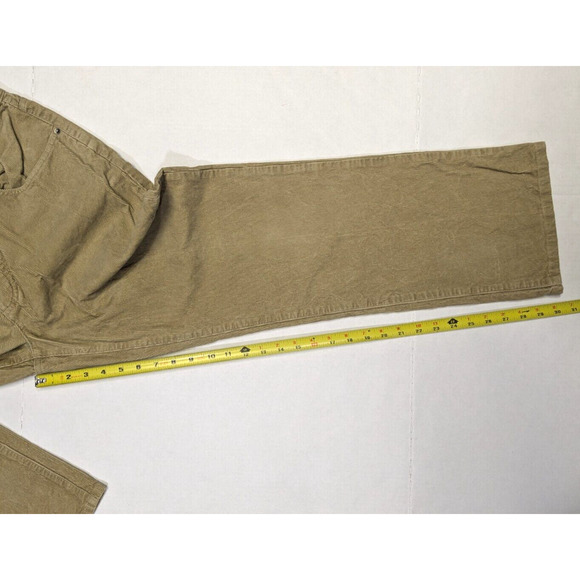 Patagonia Organic Cotton Corduroy Pants Mens Size 35 Beige Straight Leg - Picture 6 of 8